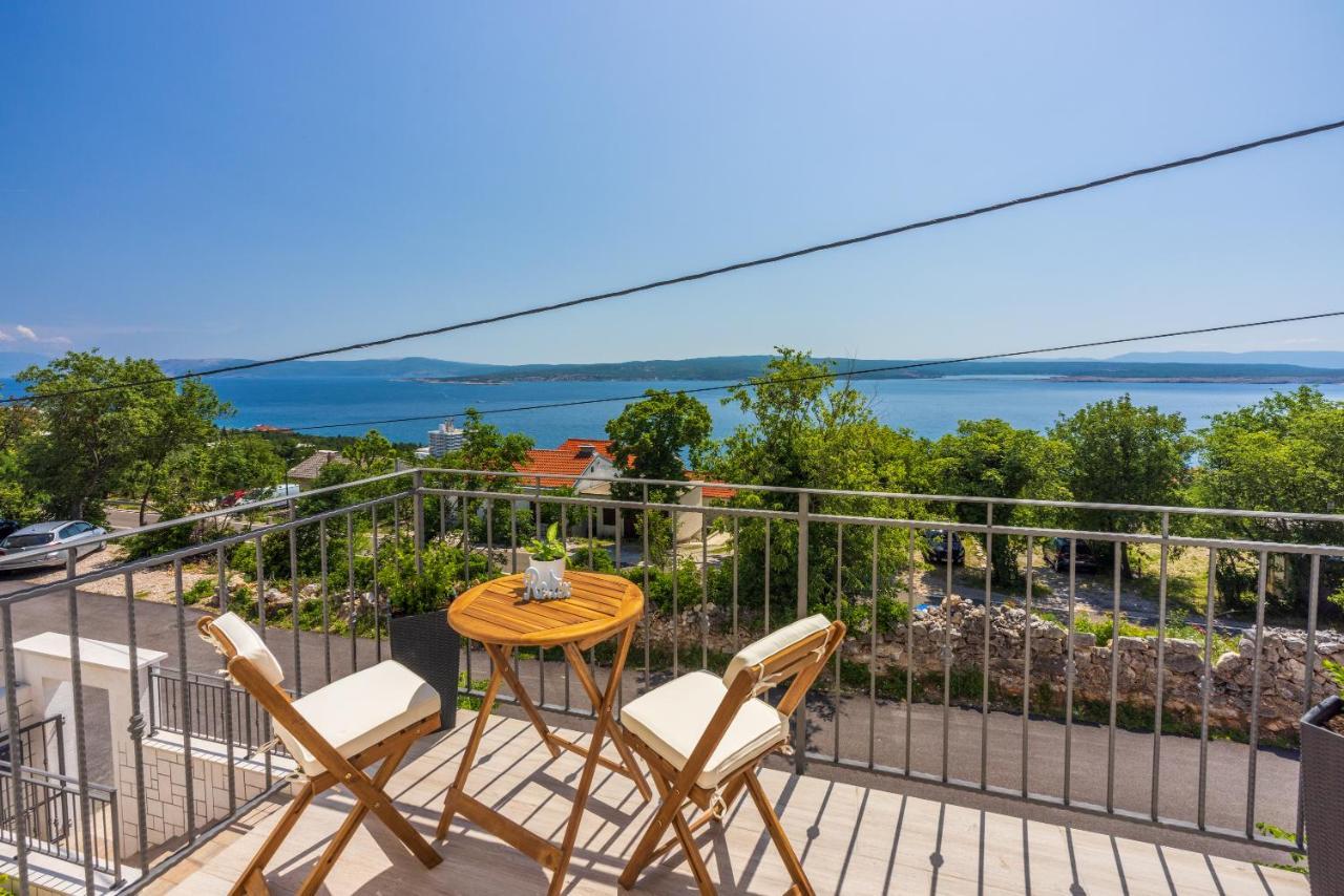 Villa Antani With Heated Pool, Sauna & Jacuzzi Crikvenica Esterno foto